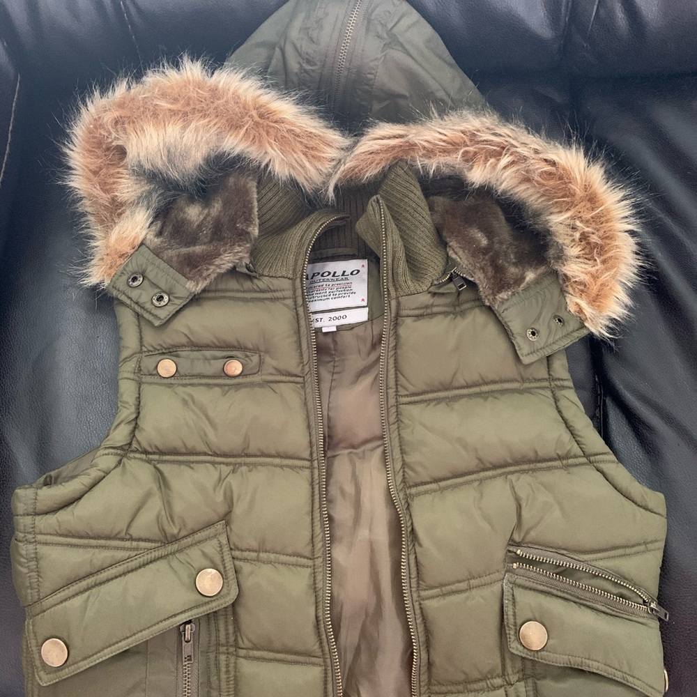 Army Green Fall Vest